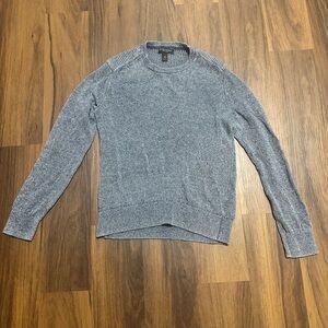 Banana Republic Men's Navy 100% Linen Crewneck Sweater